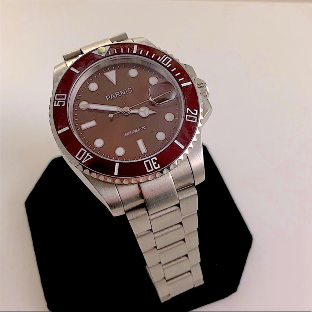 Parnis Diver Watch 40mm Dive Miyota Movement